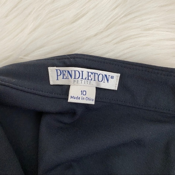 Pendleton Petite Black Pencil Skirt with Pockets - Picture 5 of 8